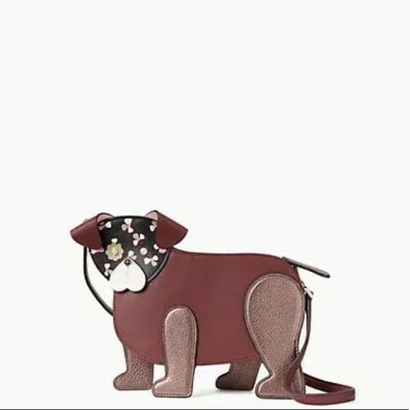 Kate Spade Pup Dog Crossbody Cherrywood WKRU6239 - Picture 2 of 4